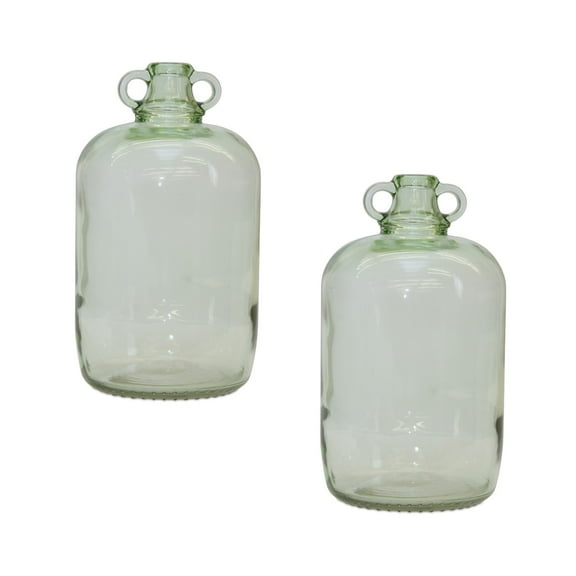 Home Decorative Jug (Set of 2) 12.25"H Glass