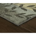 thumbnail image 5 of Mainstays Traditional Leaf Block Gray Print Indoor Area Rug, 7' x 10', 5 of 8