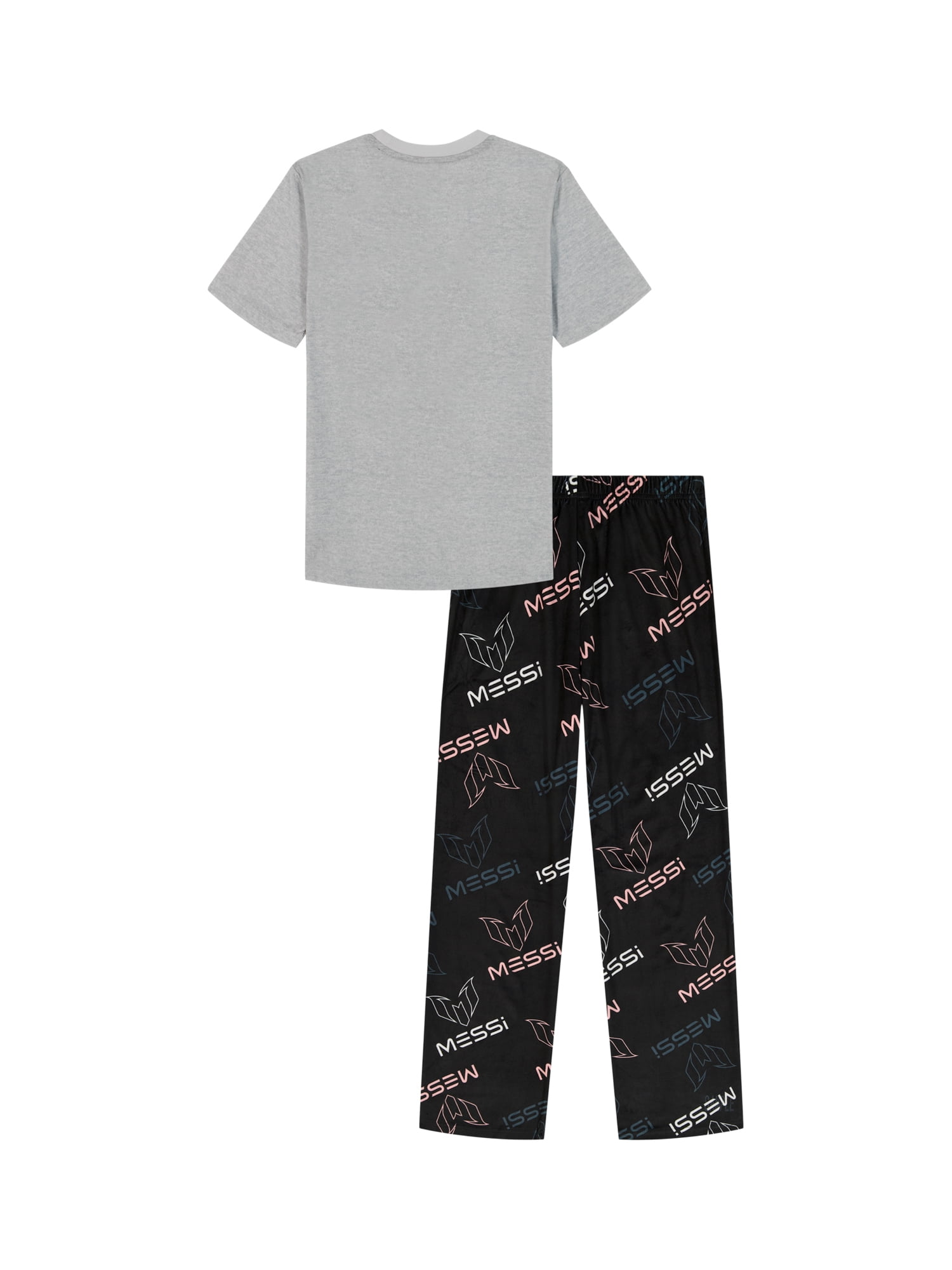 Messi Boys Short Sleeve Top and Pants Pajama Set, 2-Piece, Sizes 4-12