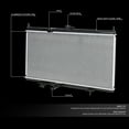 thumbnail image 2 of DNA Motoring OEM-RA-2998 Aluminum Radiator For 2007-2012 Nissan Sentra AT MT 08 09 10 11, 2 of 5