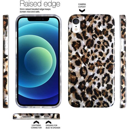 Iphone Xr Case Leopard For Women Girls Cute Sparkle Translucent Clear Stylish Cheetah Pattern Design Slim Soft Tpu Silicone Protective Phone Case Cover For Iphone Xr 6 1 Leopard Walmart Canada