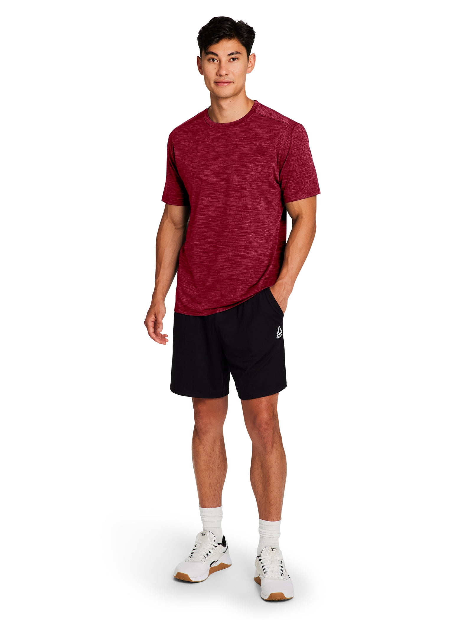 Reebok Men's & Big Men's Stride Performance Tee Shirt, Sizes XS-5XL