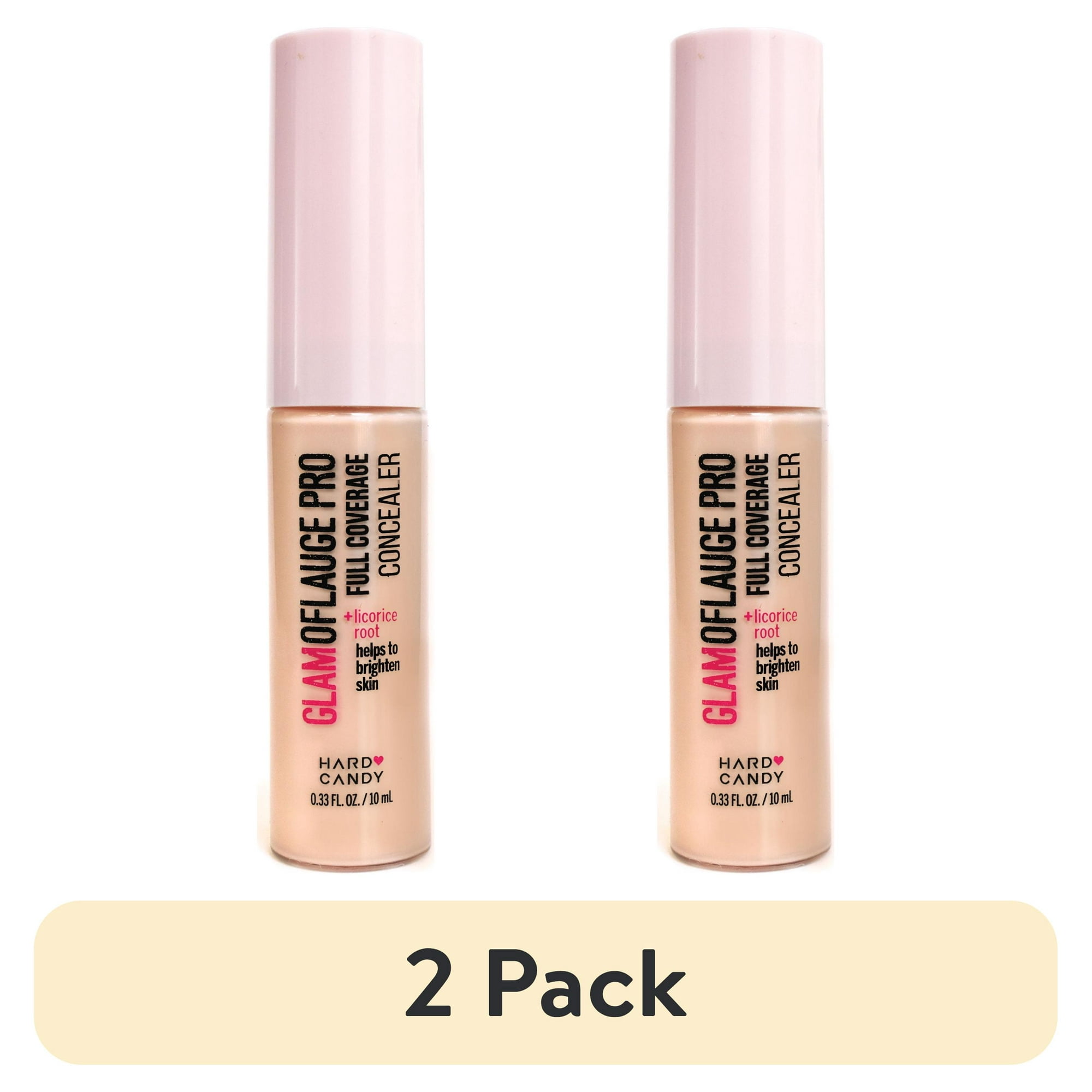 (2 pack) Hard Candy Glamoflauge Pro Concealer Light 0.33 fl oz