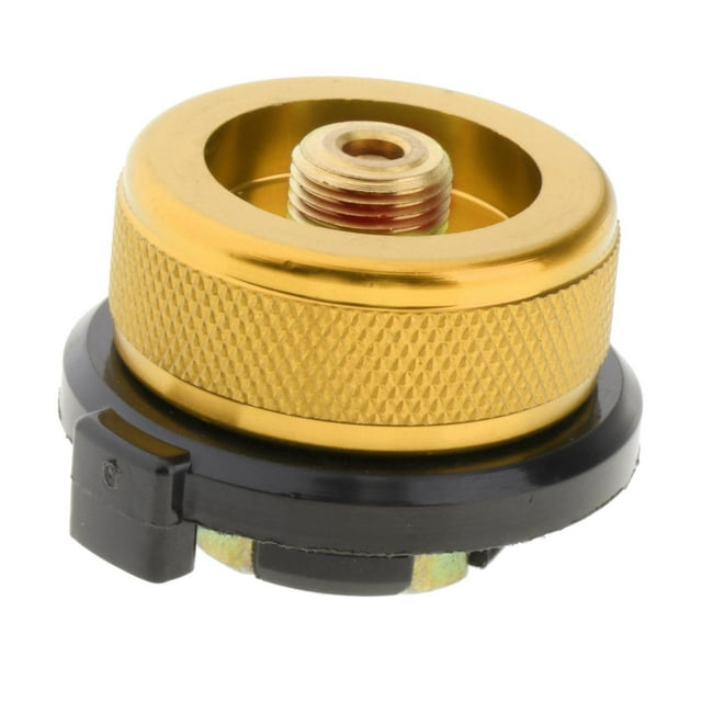 jinwen Camping Stove Butane Gas Adapter Fuel Tank For Long Tank Gold Type B Gold