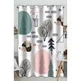 thumbnail image 1 of EREHome hedgehog forest elements Blackout Window Curtain Drapery Panels 52x84 Inch One Piece, 1 of 1