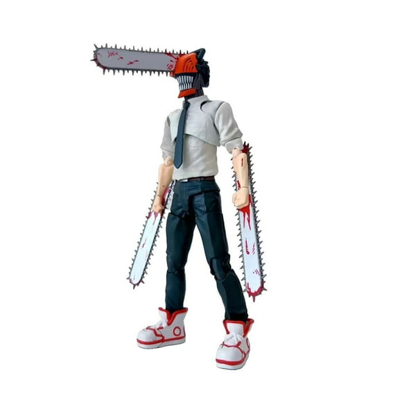 EDTara Figurine Articulée Chainsaw Man 15 cm Anime SHF Denji Figurine Articulée pour Hommes Collection Modèle Poupée Jouets Cadeaux pour Garçons et Filles