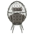 thumbnail image 4 of ACME Aeven Teardrop Patio Chair in Gray and Black, 4 of 6