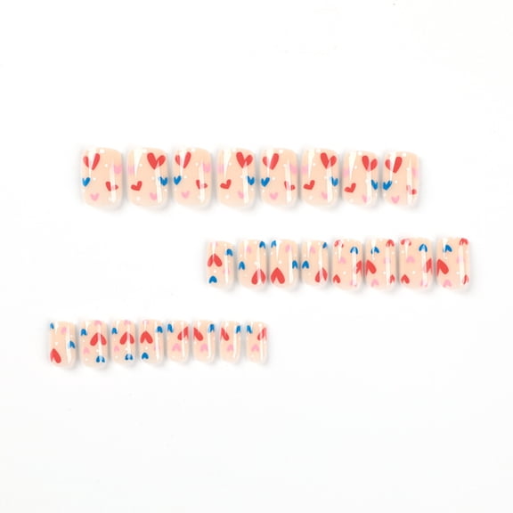 Translucent Gentle Fake Nails User-Friendly Easy to Apply and Remove for Travelling Party and Dating Jelly Glue Model