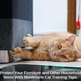 thumbnail image 3 of Cat Furniture Protector Clear Double Sided Cat Couch Protector Cat Sticky Paws Tape for Furniture Cat Anti-Scratch Pad, 3 of 8