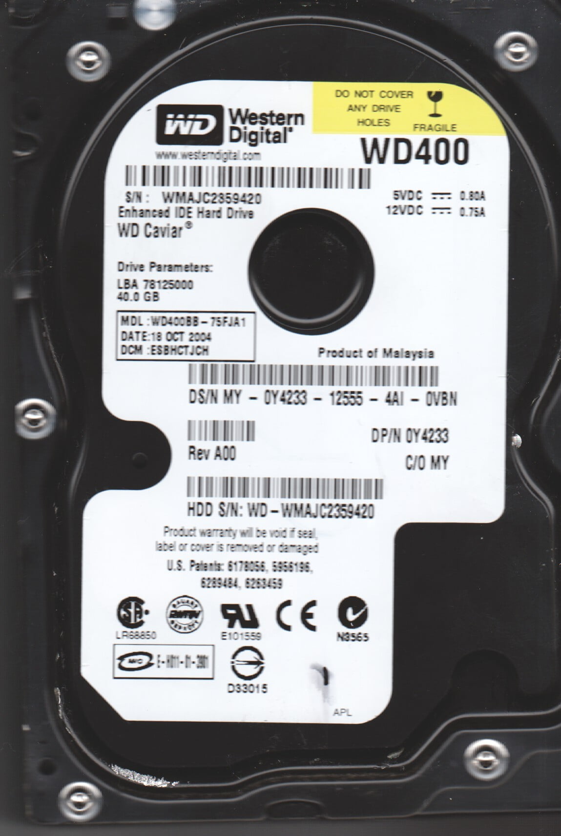 Drivers wdc wd400bb Windows 8 X64