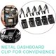 thumbnail image 2 of 20pcs Dashboard Trim Clip Metal Universal Easy Installation Front Console Dash Retainer Clamp Replacement Car Accessories, 2 of 5