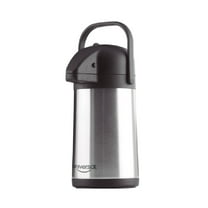 Universal 3.2-Quart Stainless Steel Thermal Coffee Carafe – Insulated Airpot with Pump – Keeps Coffee Hot 12  Hours & Cold 24 – Large Capacity for Home, Office, Catering, Restaurants & Events