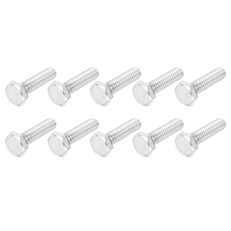 

Uxcell Hex Bolts (1/4-20x1 ) 50pack 316 Stainless Steel Coarse Fully Threaded