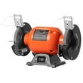 thumbnail image 1 of VEVOR Bench Grinder, 6-inch Single Speed Bench Grinder, 1750RPM Low-Speed Table Grinders with 250W 2A Induction Motor, 36/60-Grit Grinding Wheels, 1 of 9