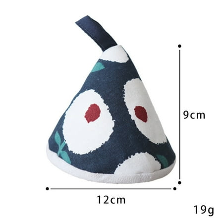 

KongLyle Kitchen Gloves While Cooking Protect Hands Non-Slip Heat Resistant Kitchen Accessories For Pot Holder(Blue Apple)