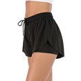 thumbnail image 4 of Women Summer Running Shorts Elastic Waist with Waist Rope Quick, 4 of 8