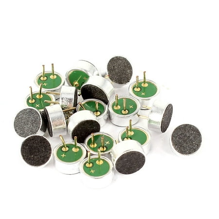 Unique Bargains 20 Pcs Cylinder Shaped Electret Condenser Microphone Pick-up 6mm x 2.7mm price history on PriceWatchPro