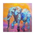 thumbnail image 3 of "Elephant in Ebony Bloom" - Canvas, 3 of 25