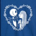 thumbnail image 3 of The Nightmare Before Christmas - Jack Sally Heart - Men's Long Sleeve T-Shirt, 3 of 5