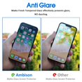 thumbnail image 3 of Protector de pantalla Ambison Matte Glass para iPhone 13/13 Pro de 6.1 pulgadas, 3 of 8