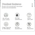 thumbnail image 2 of Langgg 100pcs/1 Pack Disposable Face Washing Multifold Paper Towel Cotton Facial Care Tissue, 2 of 8