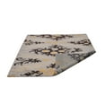 thumbnail image 5 of HAND KNOTTED WOOL FLORAL MODERN AREA RUGS - 6'x9', Rectangle Shape, Beige Brown Color, Classic Traditional Design, Low Pile Handmade Area Rugs for Living Room, Bed Room (N00920), 5 of 7