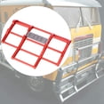 thumbnail image 4 of Blantye 1/14 RC Coche Camión Metal Parachoques Delantero Modelo Accesorio Ajuste(Rojo), 4 of 5