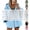 Gray-38, variant on Perfectbot Women's Elbow-Length Sleeve Zip Up Hoodie Oversized Baggy Hooded Sweatshirt with Pockets