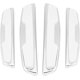 thumbnail image 3 of protectores de puerta de coche, universales, color blanco, con tiras laterales anticolisión., 3 of 5