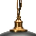 thumbnail image 3 of Robert Stevenson Lighting Robert Stevenson Lighting Hensley - Metal Ceiling Light, Black and Bronze, 3 of 9