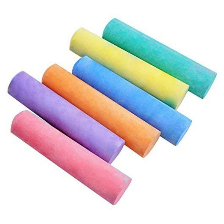6/24/96 PCS Sidewalk Chalk for Kids Set 6 Colors Large Dust Free Non Toxic  Outdoor Class Drawing Chalk Painting Gifts for Kids - AliExpress