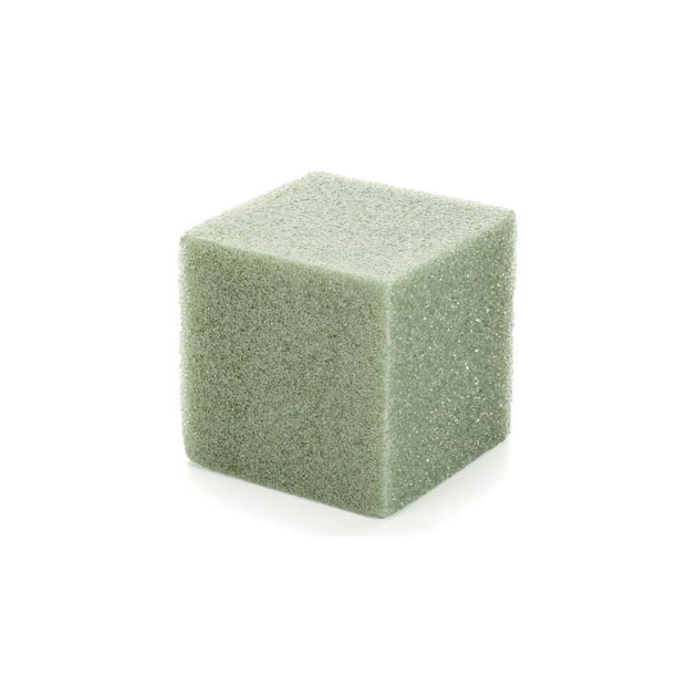 StyroShapes Styrofoam 5" Green Cube, 1 Each