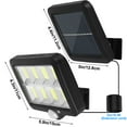 thumbnail image 3 of Outdoor Solar Wall Lights 3 Lighting Modes Security Light with 120 Degree Angle Motion Sensor Flood Light IP65 Waterproof Remote Control for Front Door Balcony Barn Garage, 3 of 9