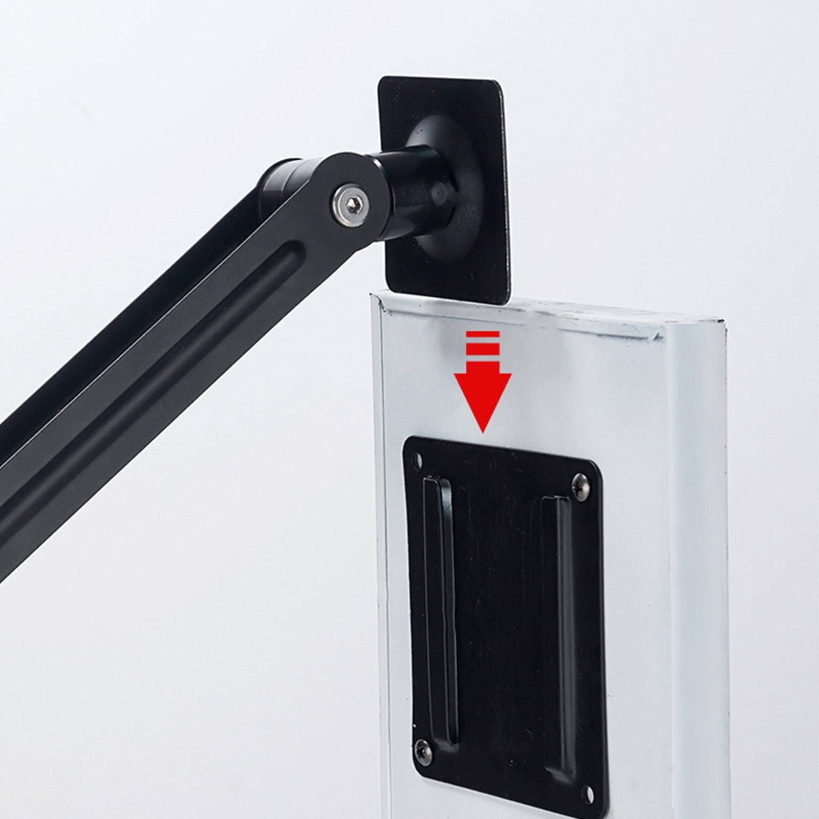 Multiple Directional Foldable Wall Mount Bracket Detachable Base Adjustable Friction Phone Stand for Vertical Horizontal