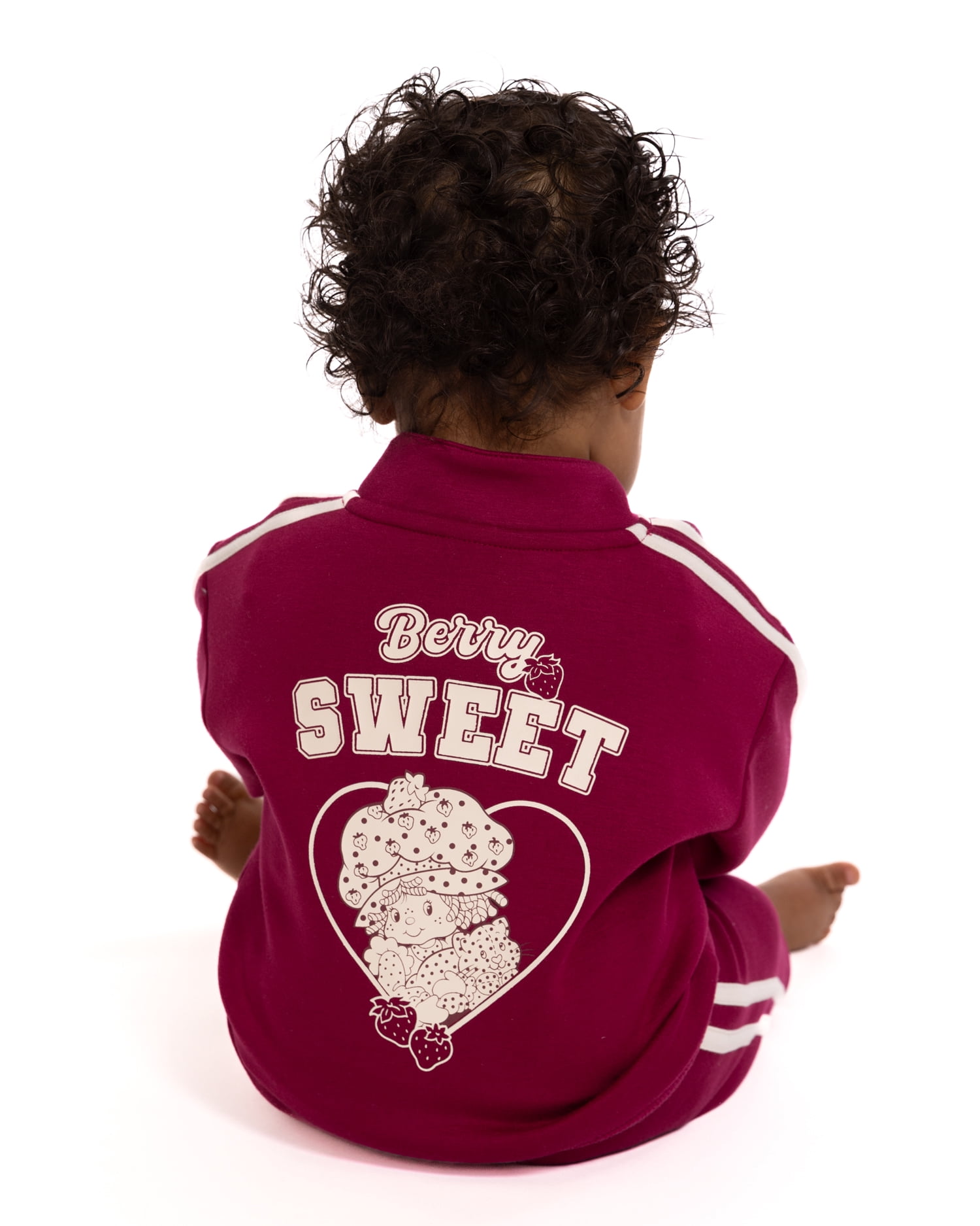 Strawberry Shortcake Baby Girls Full Zip Tracksuit, 2-Piece, Sizes 0/3M-24M