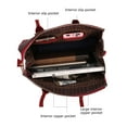 thumbnail image 3 of MKF Collection Reidy Crocodile Women Tote Bag, Handbag Purse by Mia K - Burgundy Red, 3 of 7