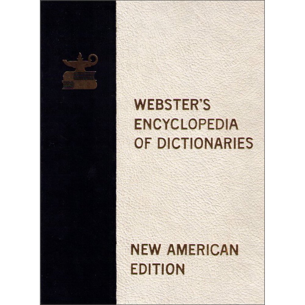 ster's Encyclopedia of Dictionaries Book New American Edition 1977 (Hardcover Large Type