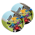 thumbnail image 2 of Race Car Racing Birthday Party Supplies Set Plates Napkins Cups Tableware Kit For 16, 2 of 8