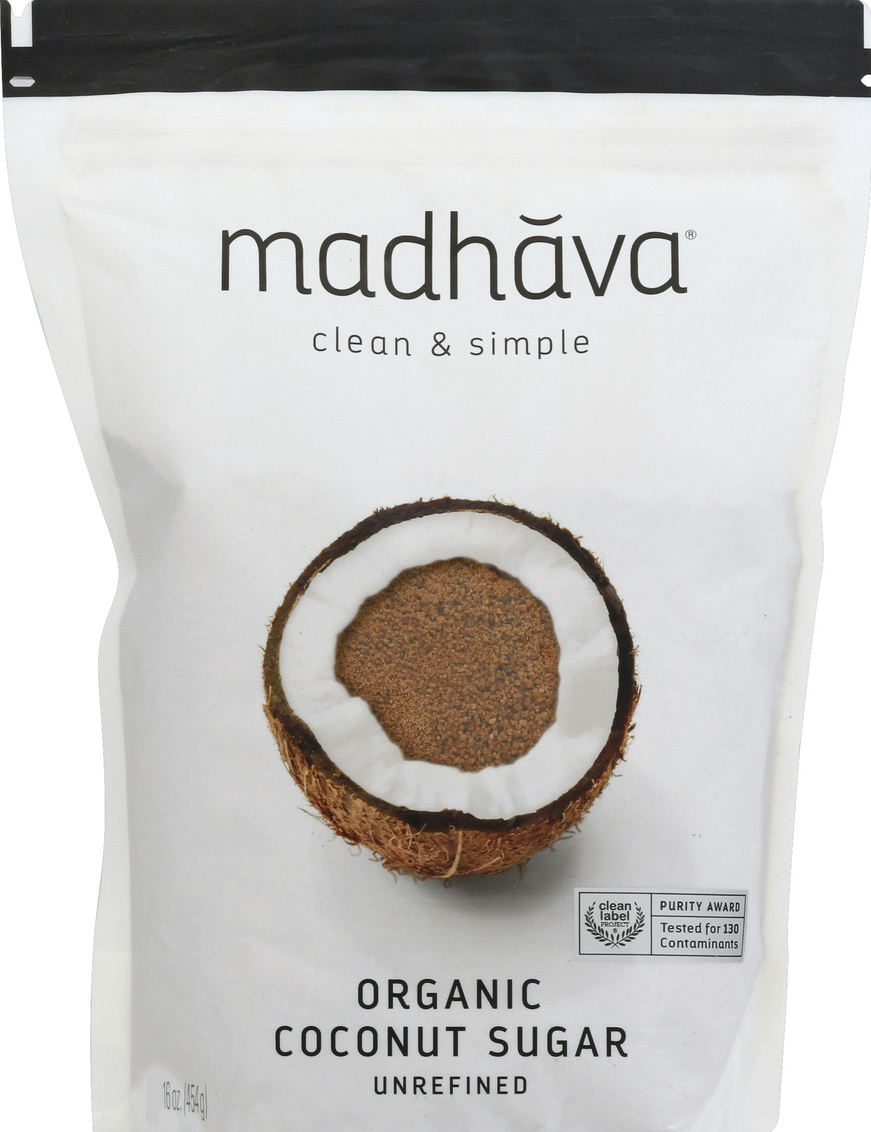 Madhava Organic Blonde Coconut Sugar 16 oz (Pack Of 6)