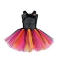 thumbnail image 5 of XXWXYD Girls Toddler 𝖲pider Witch Halloween Scary Dress Crochet Top and Puffy Tulle Tutu Skirt with 𝐂obweb Design Birthday Outfit, 5 of 5