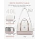 thumbnail image 2 of Bolsa de viaje CAYINTOP Weekender para mujer, color beige, 2 of 8
