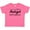 Hot Pink, variant on Inktastic From Raleigh North Carolina in Black Distressed Text Boys or Girls Baby T-Shirt