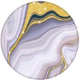 thumbnail image 1 of , Round Mouse Mat, Cute with Design, Non-Slip Rubber Base Mousepad with Stitched Edge, Waterproof Office , Small Size 7.9 x 7.9 x 0.1 Inch (Round Marble 2), 1 of 7