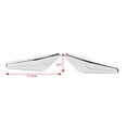 thumbnail image 2 of 1 Pair Chrome Car Front Side Fender Finisher For Bmw X3 F25 2009-2017 For X4 F26 2013-2018 51117338569 51117338570, 2 of 5