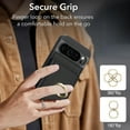 thumbnail image 2 of ELEHOLD Case for Google Pixel 9 / 9 Pro,Business PU Leather Stand Case with Card Holder & Ring Holder,Black, 2 of 7
