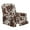 Brown Cow Print, variant on Garronmavis Cute Christmas Reindeer Recliner Cover Washable Cover for Recliner Chair with Pocket Pet Protector 1 Seat Furniture Covers Reclining Chair Cover Easy to Install