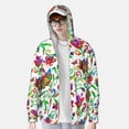 thumbnail image 6 of Rocae Paisley Print Breathable Sun Protection Hoodie Quick-Dry Lightweight Long Sleeve Hoodie Unisex Running Sports Shirt, 6 of 9