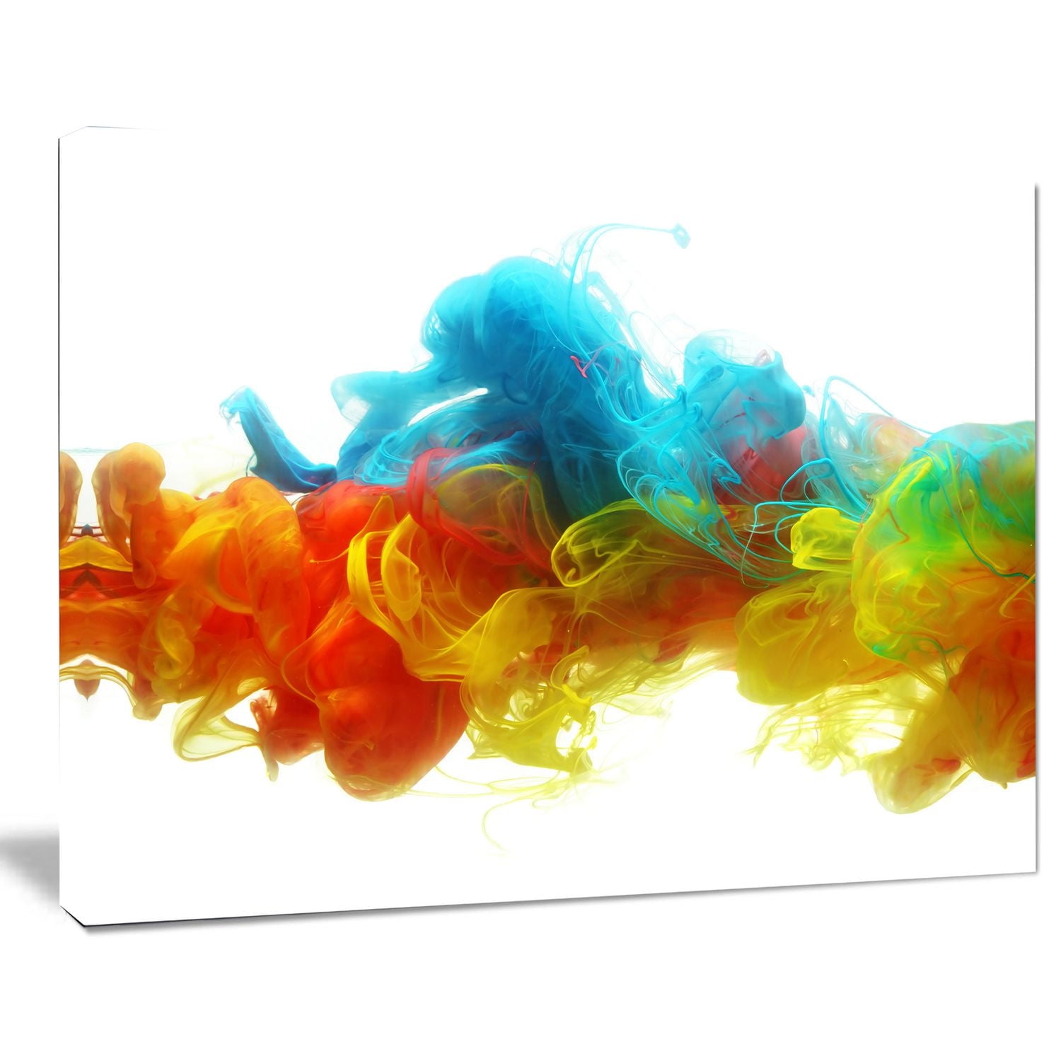 Impression sur toile « Colorful Ink In Water » Design Art