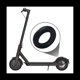 thumbnail image 5 of Para Electric Scooter Max G30 Accesorios para NeumáTicos NeumáTico SóLido Antideslizante AntiexplosióN NeumáTico de Panal de 10X2,5 Pulgadas, 5 of 5
