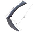 thumbnail image 1 of Cuchillo de hoja fija, hoz de camping para caza al aire libre, hoja Stonwash, nailon de alta dureza + mango de fibra de vidrio con funda, 1 of 5